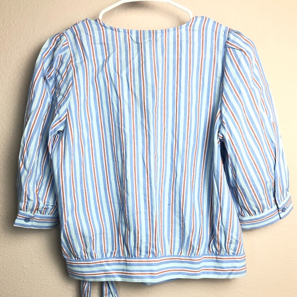 a.n.a Blouse 3/4 Side tie new Size XL - Picture 9 of 10